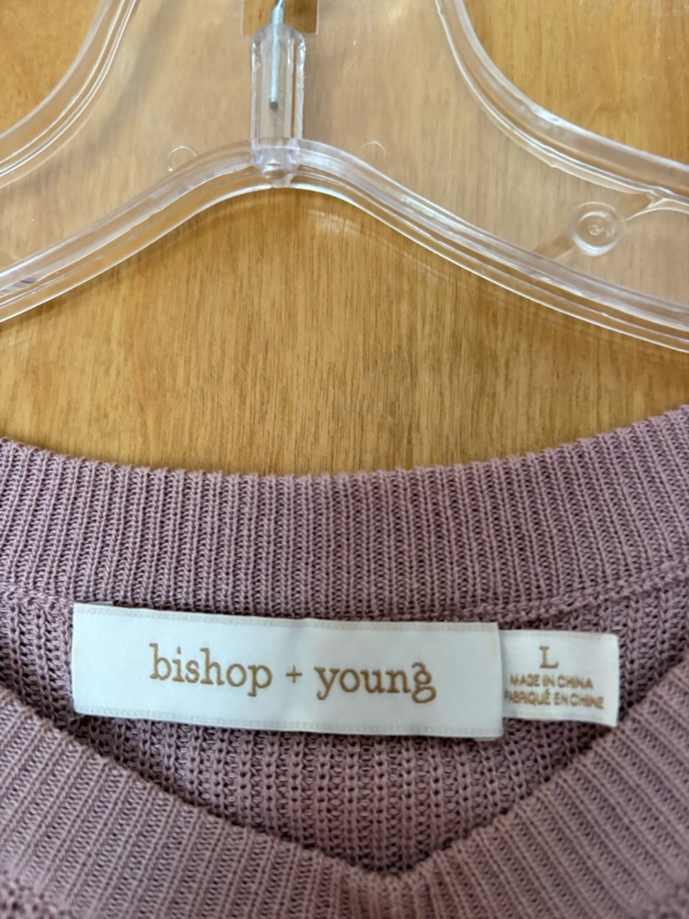 Bishop + Young Mauve Bonita Sweater - Picture 3 of 4